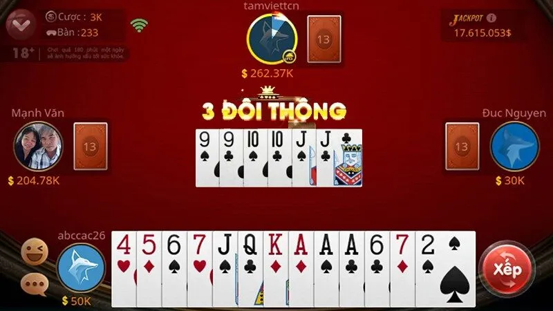 Mẹo chơi tiến lên miền nam hiệu quả